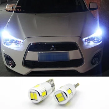 2X T10 LED W5W LED Auto LED Auto Lampa Odbavenie Svetlo Parkovanie Pre mitsubishi asx lancer 9 10 pajero outlander l200 colt galant