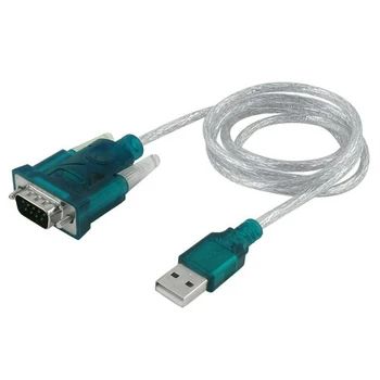 3.2 Ft Typ USB 2.0 Konektor na RS-232 Sériový D-Sub DB9 Samec Kábel Adaptéra