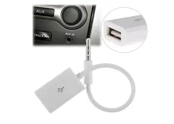 3,5 mm 1/8 palca Muž AUX Audio Konektor do Konektora USB 2.0 Žena Converter Kábel Kábel