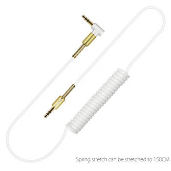 3,5 MM Audio Jar Rozšíriteľný Kábel S 3,5 Jack Konektor AUX Kábel pre Slúchadlá Beats Reproduktor Pre iPhone Male Auto do Mužskej AUX Kábel 1,5 M