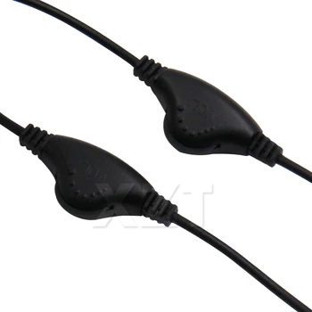 3,5 mm konektor pre Slúchadlá Stereo Audio Y Rozdeľovací Kábel Kábel S Samostatné Ovládanie Hlasitosti, Z17