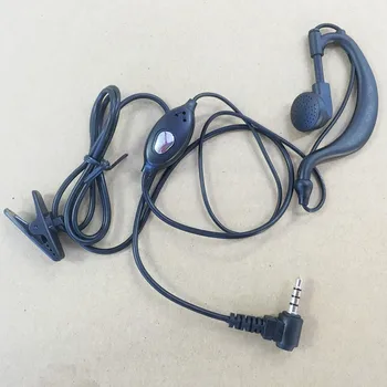 3,5 mm Y konektor pre slúchadlá earhook pre Yaesu Vertex Standard VX2R,VX3R,VX168,VX418,VX351 atď walkie talkie