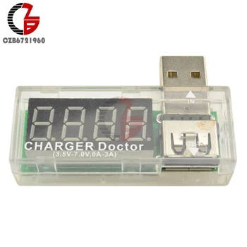 3.5 V-7V 0A-3A Digitálny LED Displej MINI USB Napájací Prúd Napätie Meter Prenosný Tester Aktuálne Napätie Detektora Nabíjačku Lekára