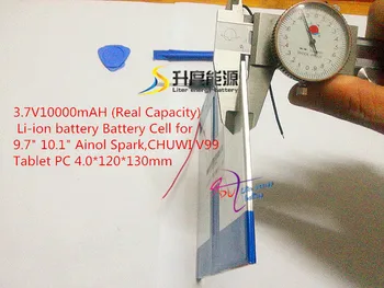3,7 V 10000mAH (Reálne možnosti) Li-ion batéria Bunka pre 9.7
