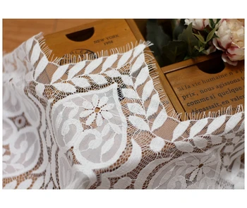 3 m /veľa 50 cm široký Čierna biela Rias Čipky Textílie DIY Dekoratívne Vysoko Kvalitné Mäkké Vypnutie Svadobné výbava Ručné textil