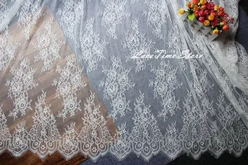 3 M/ Veľa kvalitných off white black žakárové rias čipky textílie diy plavidlá, svadobné šaty, oblečenie čipky materiál