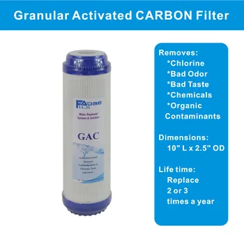 3-Pack Náhradný Filter, sada pre všetky štandardné Vody Čistička Systému-Zahŕňa PP Sedimentov Filter,GAC Filter&Filter Uhlíkový Blok