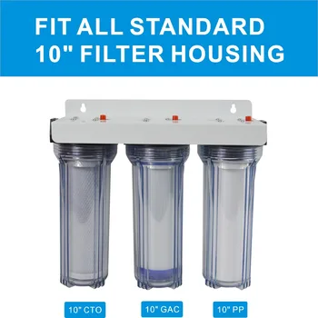 3-Pack Náhradný Filter, sada pre všetky štandardné Vody Čistička Systému-Zahŕňa PP Sedimentov Filter,GAC Filter&Filter Uhlíkový Blok
