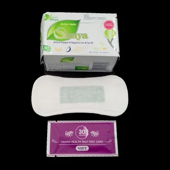 3 pack/veľa lásky aniónové hygienické podložky menštruačné shuya aniónové 155 mm dĺžka bavlny, mäkké na intímnu hygienu výrobku zdravotnej starostlivosti