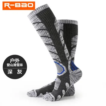 3 Páry R-BAO RB3301 Lyžiarske Ponožky 85% Bavlna Turistika Ponožky Outdoor Športové pánske Ponožky Jar Zimné Nosenie Veľkosť 39-43