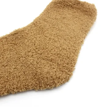 3 Páry/veľa Coral Fleece Calcetines Terry Mužov Ponožky Zimné Štýl Teplá Ponožka Meias Masculino Zimné Ponožky pre Mužov Veľkoobchod