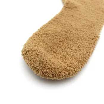 3 Páry/veľa Coral Fleece Calcetines Terry Mužov Ponožky Zimné Štýl Teplá Ponožka Meias Masculino Zimné Ponožky pre Mužov Veľkoobchod