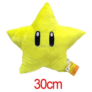 30 cm A 50 cm Anime Super Mario Hviezdy Plnené Plyšové Hračky, Vankúše,1pcs/pack