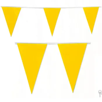 30 M 60 Vlajky Plný Žlté Vlajky string banner svadobné dekorácie vlajky narodeniny ženatý strany dodáva Odolnosť Tkaniny Bunting vlajka