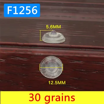 30 zŕn 12.5x5.6 mm Kabinetu Dvere Nárazníka samolepiace silikónová klapka pad s výbežku bod pre kuchynské skrinky šuplíku stop