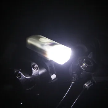 300LM Vodotesný, Multi-funkčné Predné USB Nabíjanie Požičovňa Lampa Svetlo na Bicykel Flash Svetlometov