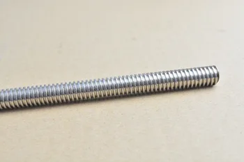 304 nerezovej ocele T10 skrutky dĺžka 400mm viesť 2 mm 3 mm 4 mm 8 mm 10 mm 12 mm trapézové vreteno skrutku 1pcs