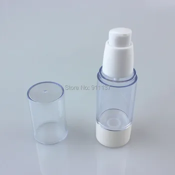 30ml airless fľaši s čerpadlo, veľkoobchod biely PP airless kozmetické fľaše , prázdne starostlivosti o pleť krém 30ml kozmetické airless fľašu