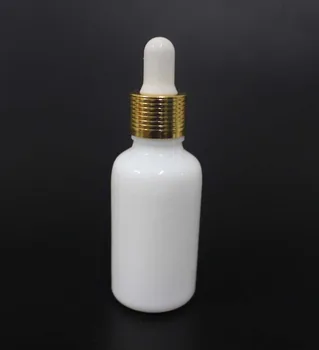 30pcs 30 ml porcelán biele sklo Esenciálny olej fľaše / Kvapkadla fľaše / s gumovou kvapkadla spp/môže zabrániť znečisteniu