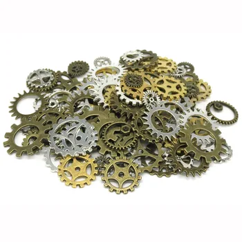 30pcs Steampunk Šperky Príslušenstvo vintage gears prívesok steampunk gears zmiešané kúzlo fit náhrdelník a náramok diy CH0004