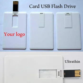 (30pcs Zadarmo logo) kapacitu 4 GB 8 GB 16 GB 32 gb, 64 GB kreditnej karty, USB Flash Disk prispôsobené logo kvalitné Kreatívne kl ' úč