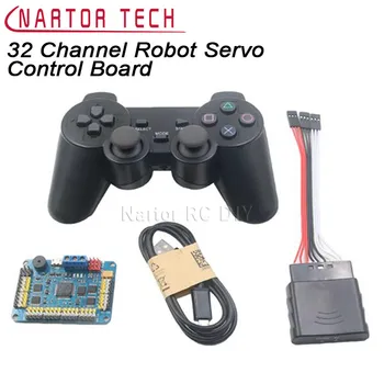 32 Kanálov Robot Servo Control Board Servo Motor Ovládači PS2 Bezdrôtové Ovládanie USB/UART Režim Pripojenia