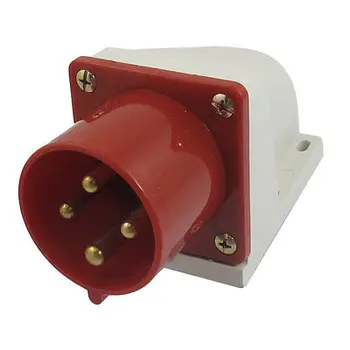 32A Splash Dôkaz 3P+E IEC309-2 Priemyselné Panel Mount Zapojte Konektor