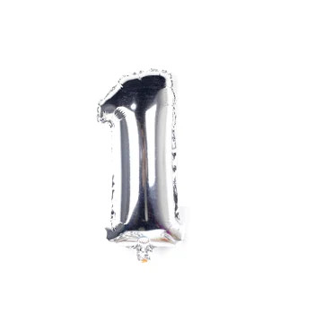32inch Číslo fóliové balóniky blanco zlato, striebro veľké ballon číslo 1 2 3 4 5 6 7 8 9 0 voliteľné veku narodeninovej party