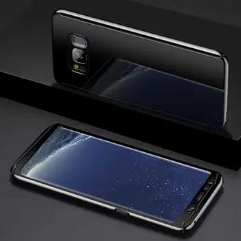 360 Chrániť puzdro Pre Galaxy Note 8 S7 Okraji Luxusné Zrkadlo Bling Kryt Pre Samsung Galaxy S8 Plus puzdro pre Samsung S9 Plus Prípade