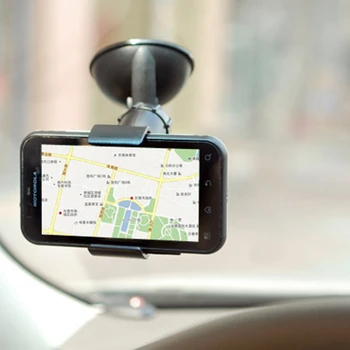 360 GPS čelného skla Mobilný Telefón Držiak na Stenu Stojan GPS puzdro Pre iPhone SE 6S Plus 5s Pre Samsung S4 S5 S6 okraji HTC
