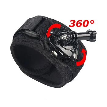 360 Stupeň Rotácie Armlet Zápästie Band Remienok na Ruku Mount Pre GoPro Hero 5 4 3+ 3 2 1 Športové Kamery Gopro Príslušenstvo