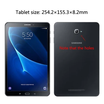 360 Stupňové Otáčanie Litchi Folio Stand PU Koža Kože Prípade Kryt Pre Samsung Galaxy Tab 10.1 T580 T585 10.1