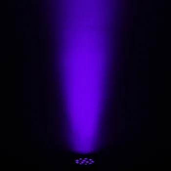 36W 12 Led mini par Zvukovo Aktívny UV Led Fáze Parcan Ultrafialové Led Spotligh Lampa Diskotéka DJ Projektor Strany mini par svetla