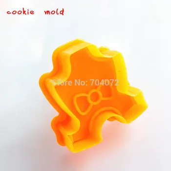 - 3D bowknot dizajn cookies formy Biscuit Pečiatka tortu/Toast formy dieťa strany