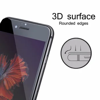 3D Full Kryt Screen Protector Tvrdené sklá Fólie Proti Modré Svetlo Nano nevýbušnom pre iphone7 7plus 6S 6S Plus 4.7 5.5