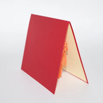 3D Laser Cut Hot Pop Ručné Rezanie Dávnych Plachetnica Papier Pozvanie Pohľadnice, Pohľadnice Narodeniny Strany obchodu Darček