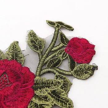 3D Mulity zmesi Kvetov Šiť Na Škvrny Výšivky Škvrny Oblečenie Punk Motív Nášivka DIY Oblečenie, Príslušenstvo