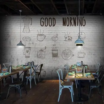 3D nástenná maľba Foto Tapety Wall Art Decor Prispôsobiť Veľké nástenné Maľby Reštaurácia, kaviareň Obchod Zadnej Stene Papier Vlastná Veľkosť