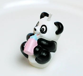 3D Panda sviečka formy, silikónové formy na mydlo, zvierat sviečka sitka,cukor, remeselné nástroje,čokoláda pečenie