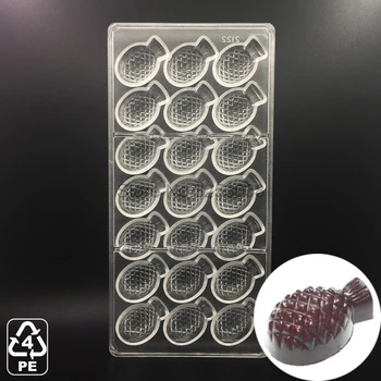 3D Plastového Polykarbonátu Čokoláda Formy Tvarované pre Candy Mydlo Lízanky, Takže Pečenie Pečiva Nástroje Forme Pečenie Nastavenie Zásobníka Plesní