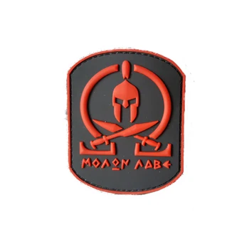 3D Pvc Spartan Taktické Us Army Morálku Gumy Odznak Armády Vojenské Taktické Remienok Taktické Odznaky