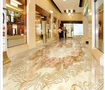 3d tapety nepremokavé Európskej mramorový vzor 3D parketové podlahy pvc samolepiace tapety Domáce Dekorácie