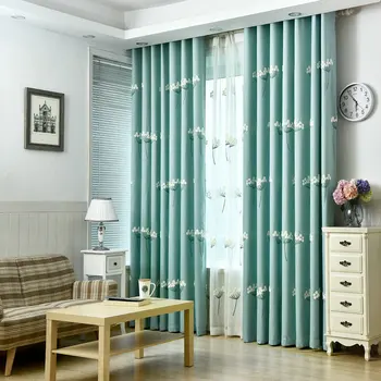 3D Vyšívané Luxusná Bielizeň Záves pre Obývacia Izba Zatmenie Opony pre Spálne Tylu Záves na Hrubé Tkaniny Prispôsobiť