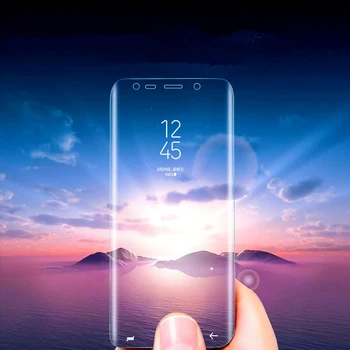 3D Zakrivené Plný Kryt Pre Samsung Galaxy S6 Okraji S7 Okraji S9 S8 Plus Poznámka 8 Mäkké PET Screen Protector Film (Nie Tvrdeného Skla)