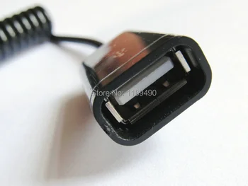 3ks car data kučeravé elastické kábel USB 2.0 AF/ST stereo 3,5 mm 1/8