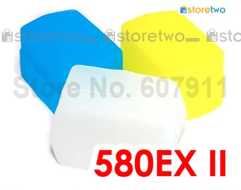 3ks Flash Difúzor softbox pre Canon 580EX II, 580EX Speedlite Yongnuo YN-560 565EX Gogox V850 V860C svetlo 3ks farba vybrať