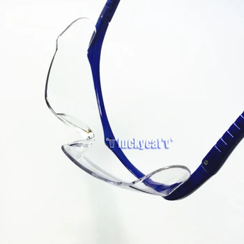 3ks Nové Zubné Modrá ochranu Očí Okuliare ochranné Okuliare Modrá Rám Pre Zubných lekárov a Laboratórnych Technikov