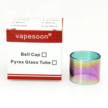 3ks Pôvodné vapesoon Rainbow Nahradenie Bežnej/Žiarovka Pyrex Glass Tube pre SMOK TFV8 Dieťa Nádrž Rozprašovač pre AL85 Auta