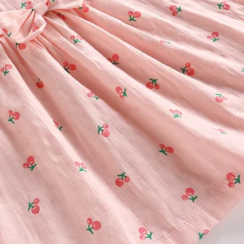 3ks/set Baby Girl Dress 2018 Nový 3-24M Dieťa Kvet Kvetinový Strany Princezná Šaty Letné Bavlnené Oblečenie pre voľný čas KF703