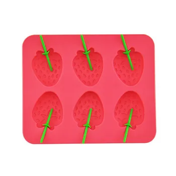 3ks/Set Strawberry Ice Tray Silikónové Formy na Ľadové Kocky Zásobník Čokoládový Fondant Nástroj Ice Cream Forma pre Deti Letná Kuchyňa Príslušenstvo